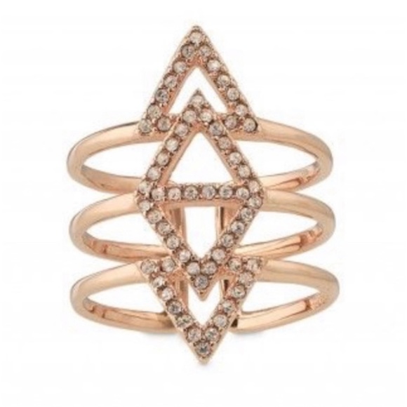 Stella & Dot Jewelry - Stella & Dot Pave Gold Spear Ring